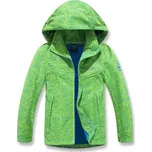 CHLAPECKÁ SOFTSHELLOVÁ BUNDA S FLEECEM novinka Barva: Zelená, Velikost: 146/152