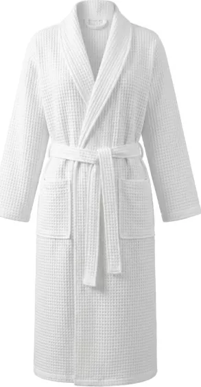 Jerry Fabrics Vaflový župan JF bílý velikost XXXL