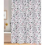 Sprchový závěs z PVC 180 x 180 cm dlažba