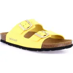 GRUNLAND SARA CB4018 dámské korkové pantofle žluté Velikost: 41