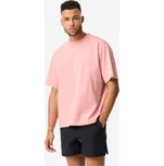 DOMYOS Pánské tričko na posilování volné 2XL RŮŽOVÁ