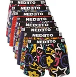 8PACK pánské boxerky Nedeto vícebarevné (8NBV3) 3XL