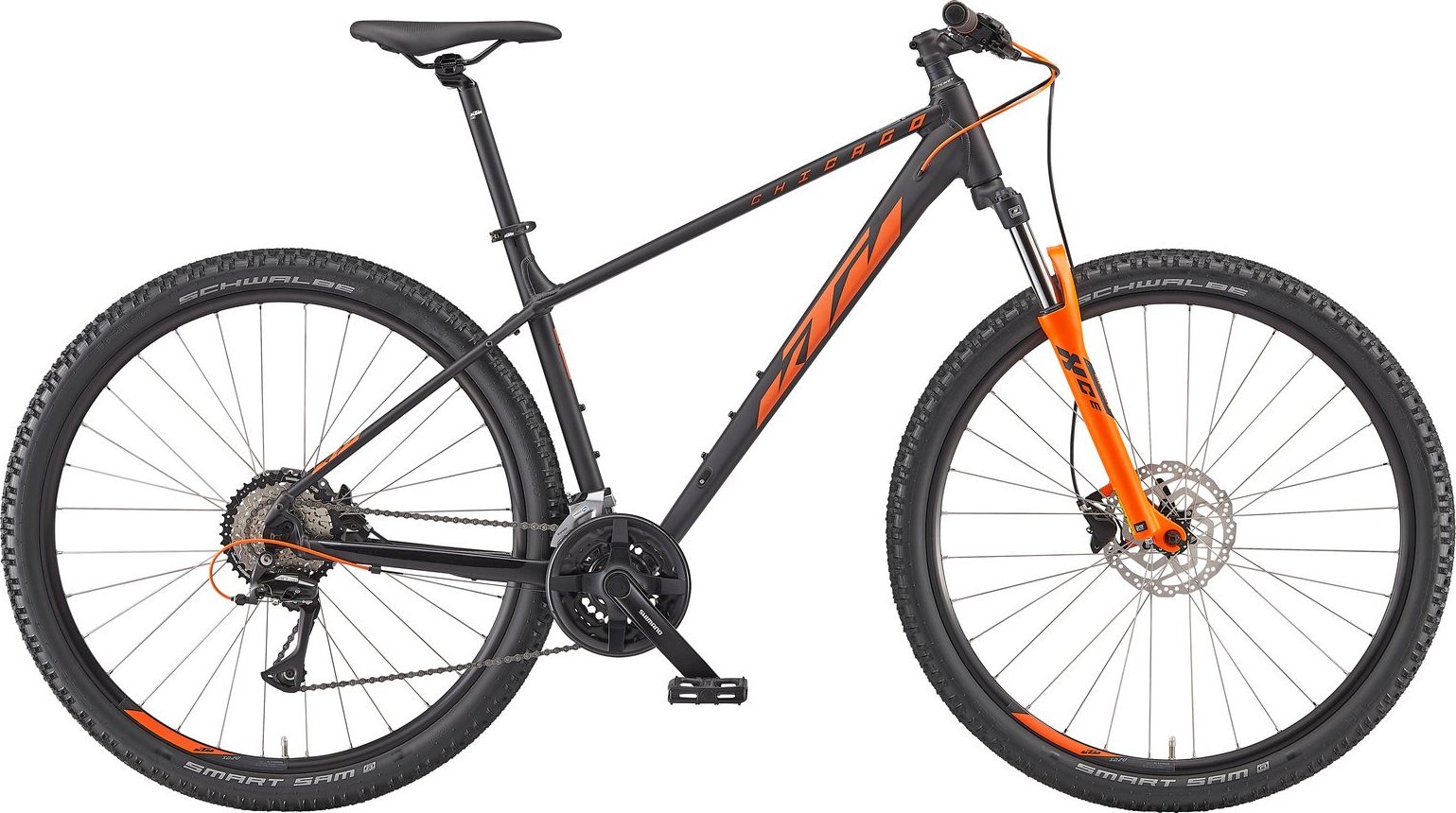 Horské kolo KTM Chicago 292 black matt one XL/53
