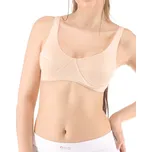 GINA dámská podprsenka sportovní Objednávaná Elastika 97017P Barva: tělová, Velikost: XXL