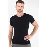 GINA pánské tričko s krátkým rukávem Bamboo PureLine 58003P Barva: černá, Velikost: M/L