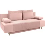 Pohovka Leon s rozkládací funkcí typu DL a úložným prostorem na lůžkoviny - Black Red White - BRW kronos 52-poso 52 191x92 cm