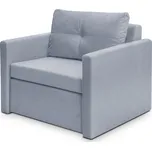 Malá rozkládací pohovka Bunio - Black Red White - BRW Modoo 2320 98x86 cm