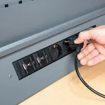 Vigor V7550 , Přístroj k otryskávání drcenými skořápkami vlašských ořechů | 220 V, 1600 W, kapacita 30 kg, kabel 3 m