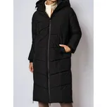 Sinsay - Prošívaný kabát s kapucí - černá - 628FH-99X - 628FH-99X-L