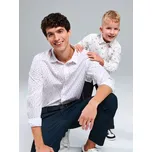 Sinsay - Vzorovaná košile - bílá - 121EV-00X - 121EV-00X-M