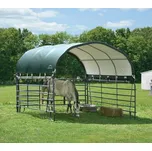 Plachtový přístřešek pro koně – ShelterLogic 3,7 × 3,7 m