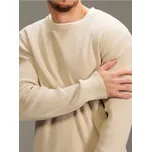 Sinsay - Bavlněný svetr s hrubým úpletem - krémová - 251HR-01X - 251HR-01X-M