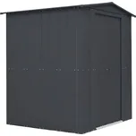 Plechový zahradní domek se střešním oknem Globel 65, š. 171 × d. 144 × v. 193 cm (antracit)