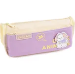 Fandy Penál - etue Patel, fialový krémový