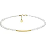 Manoki Perlový náhrdelník Ava Gold - chirurgická ocel,