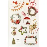 Galeria Papieru Samolepky - Vánoce, 4 archy, 56 ks