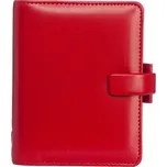 Diář Filofax Metropol s náplní 2025 + 2026, kapesní A7, červený