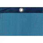 Tenisová clona PE 320 g/m2 vč. karabin, neprůhledná a nehořlavá úprava, modrá