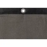 Tenisová clona PE 320 g/m2 vč. karabin, neprůhledná a nehořlavá úprava, šedá