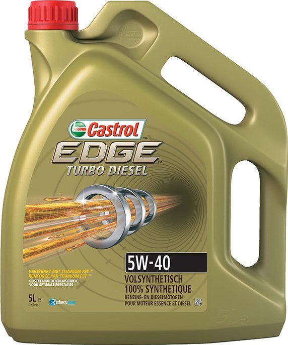 OLEJ 5W-40 CASTROL EDGE TD 5L ,Castrol Edge Turbo Diesel 5W-40 Titanium FST , CASTROL (5W40 EDGE TD 5-K_PROMO)
