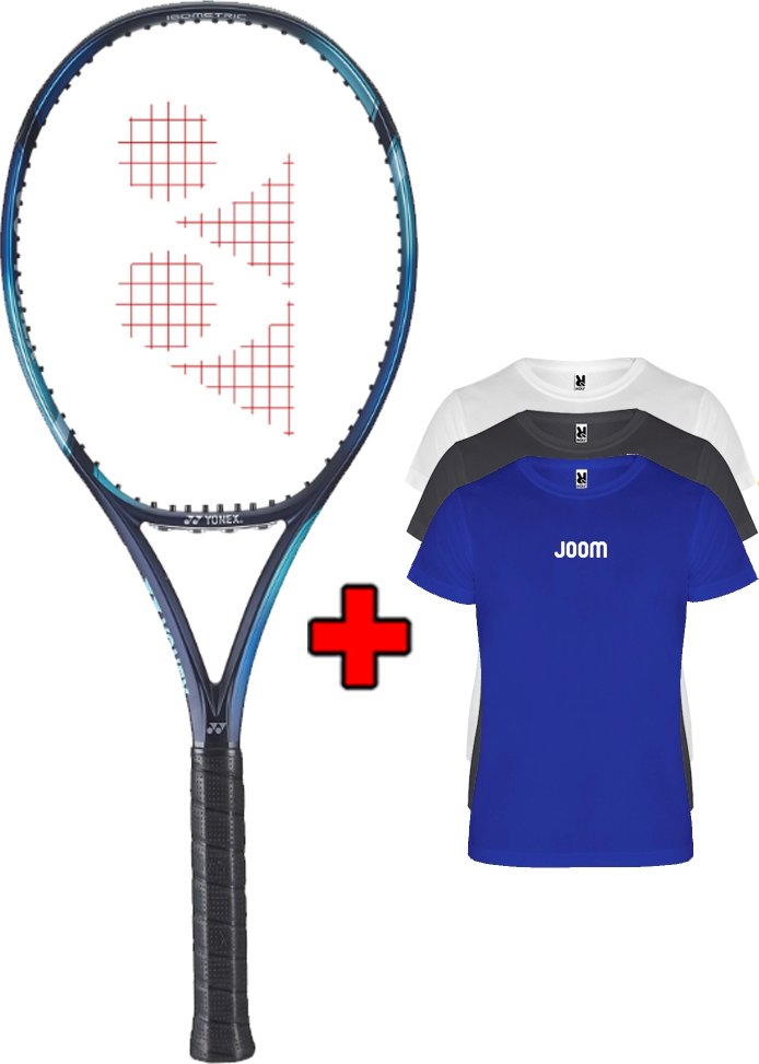 Tenisová raketa YONEX EZONE 98 SKY BLUE VYPLETENÁ + bonus TRI - GRIP 4