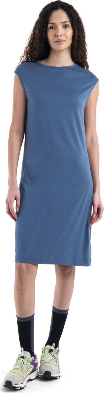Dámské merino šaty ICEBREAKER Wmns Granary Sleeveless Dress, Dawn velikost: M