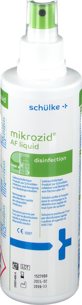 Mikrozid AF liquid 250 ml s rozprašovačem - schülke