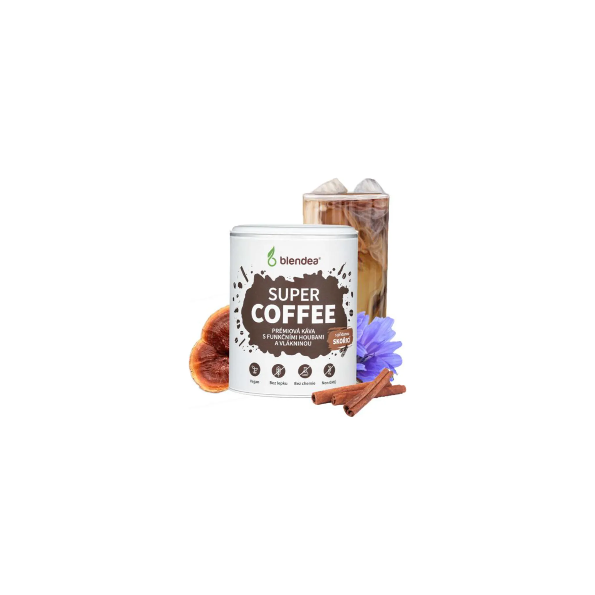 Fotografie 3 - Káva Blendea Supercoffee s příchutí skořice 100 g