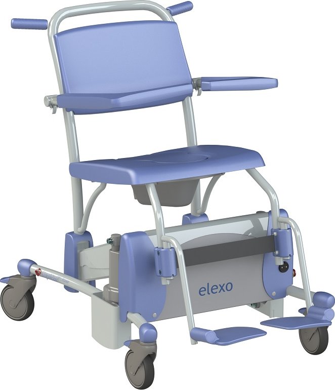 Lopital Toaletní sprchovací židle ELEXO, elektrické polohování