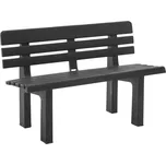 Zahradní lavice Genziana 110 cm antracit