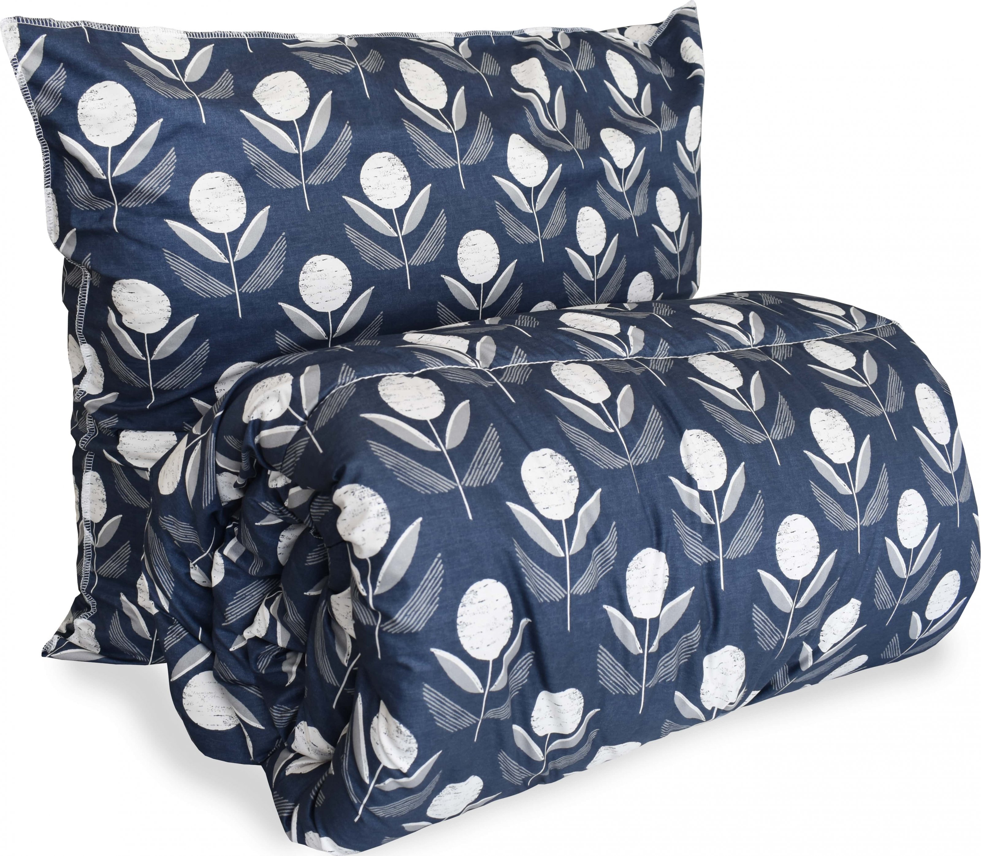 Set celoroční přikrývky 140 x 200 cm s polštářem 70 x 90 cm NOCTIS