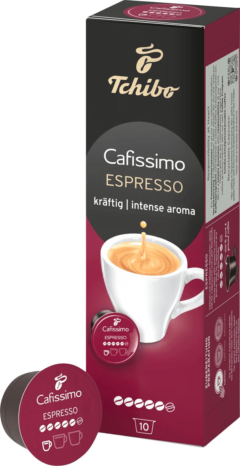 Tchibo Cafissimo Espresso, Intense Aroma, 10 kapslí