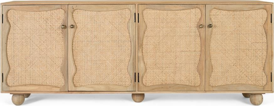 Masivní komoda Boho 200 cm mango