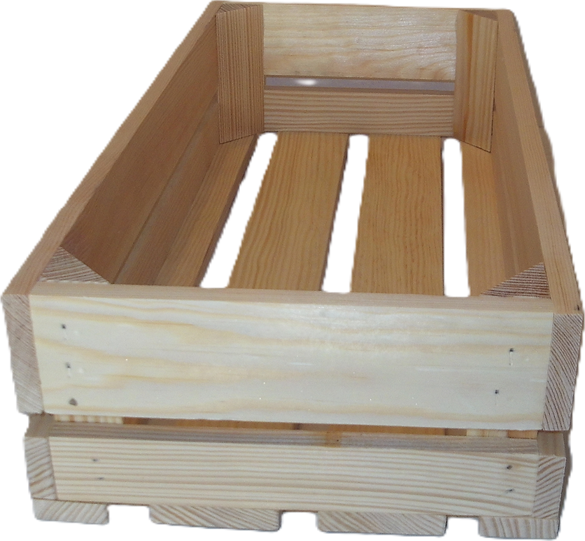 Mojeobaly Dřevěná bedýnka 40 x 20 x 10 cm