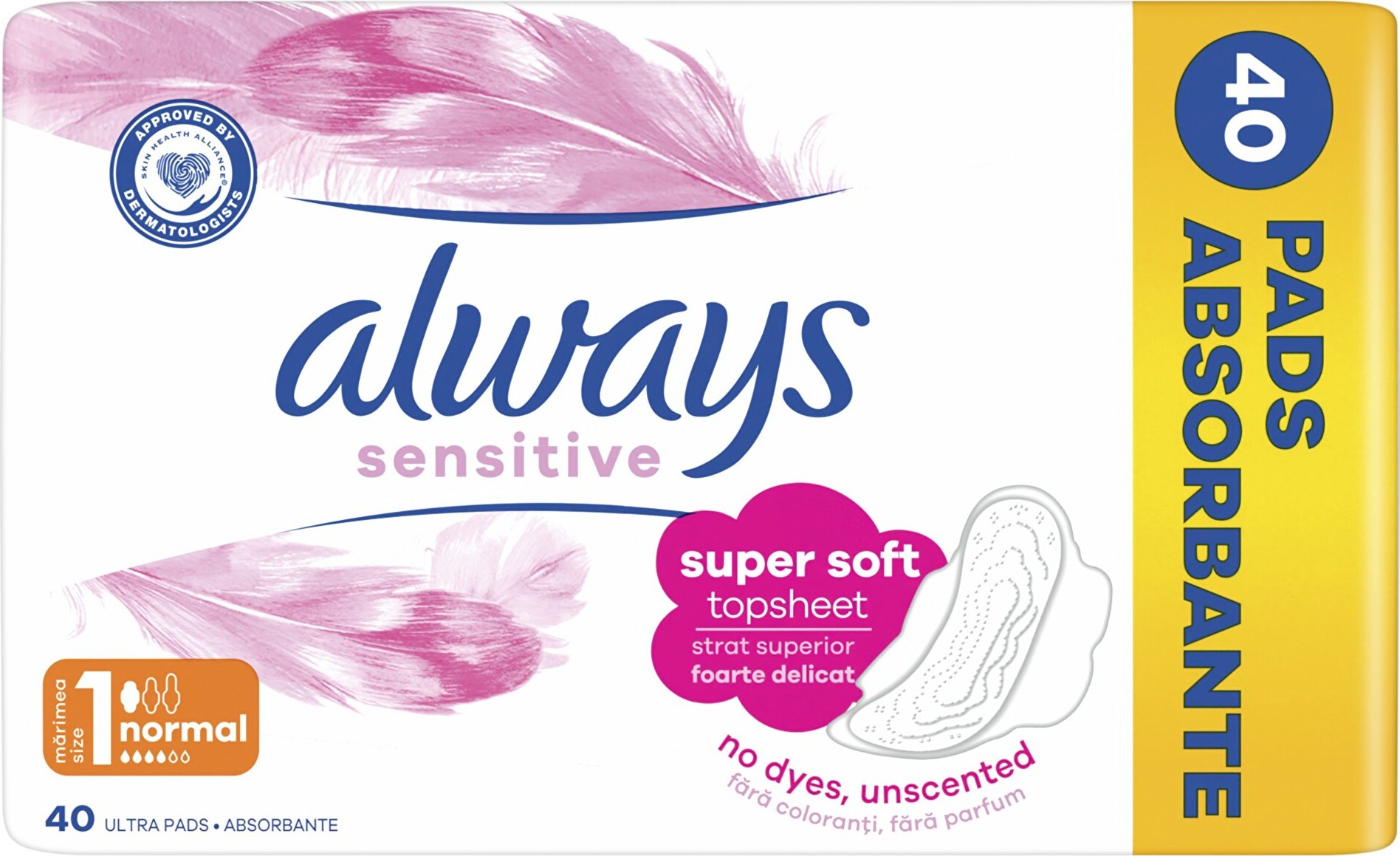 Always Ultra Sensitive Normal Plus, 40 ks od 170 Kč - Zbozi.cz