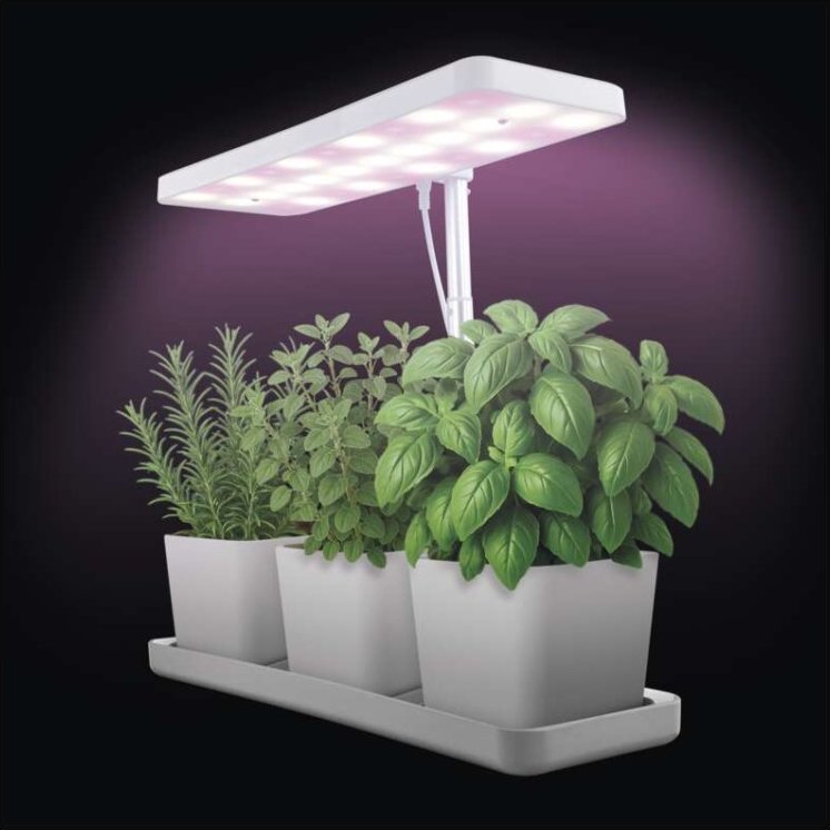 EMOS LED GROW pěstební lampa 7 W, časovač, stmívatelná, bílá 1538900040