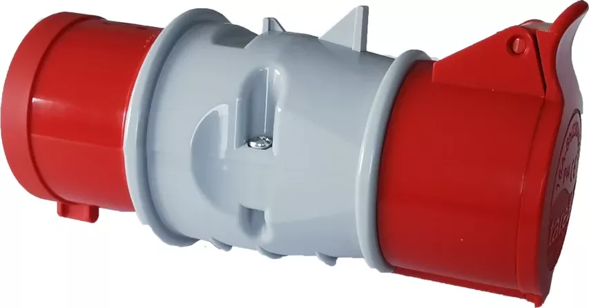 CEE Redukce 16A → 32A 5P 400V IP44 | Adaptér CEE 16A na CEE 32A Tarel 601 (Redukce CEE 16A (5pin) → CEE 32A (5pin) 400V IP44 umožňuje připojit zařízení se zástrčkou CEE 32A do zásuvky CEE 16A. Robustní průmyslový adaptér Tarel vhodný pro stavby, dílny i E