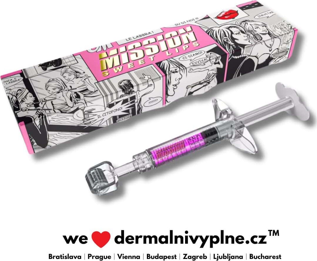 KLASS Cosmetics – MISSION SWEET LIPS – Hydratace a zvětšení objemu rtů, 1×3ml