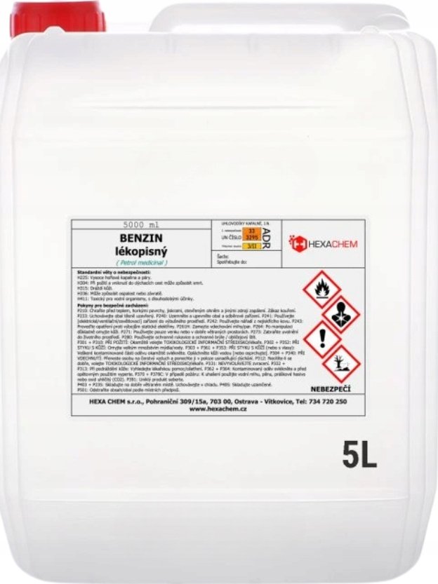 Baltech HEXA CHEM Benzín lékárenský 75 5 l od 937 Kč - Zbozi.cz