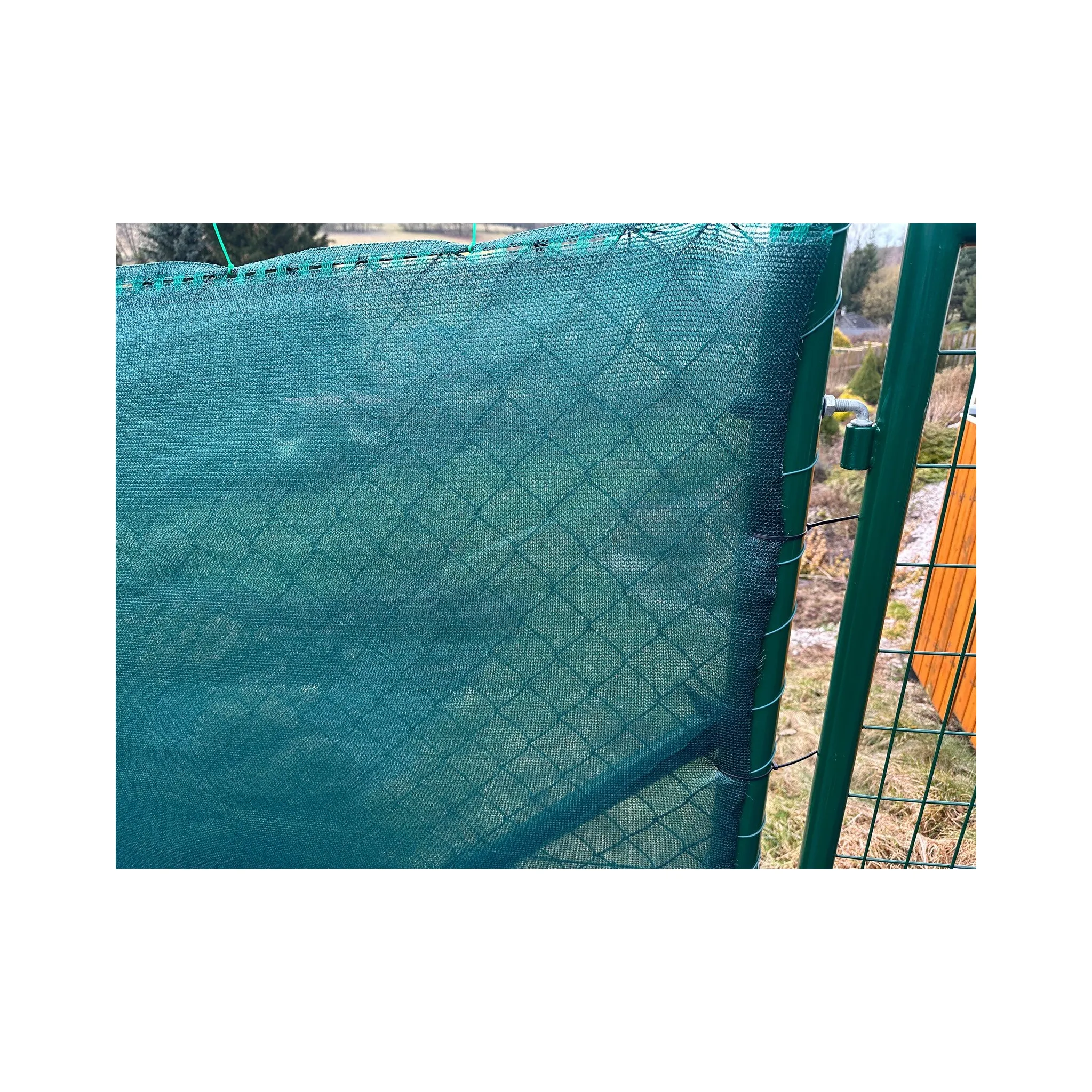 Fotografie 5 - Zahradní zástěna GTEX Stínící tkanina rašlový úplet 92% 150 g/m2 zelená 1,2 x 1 m