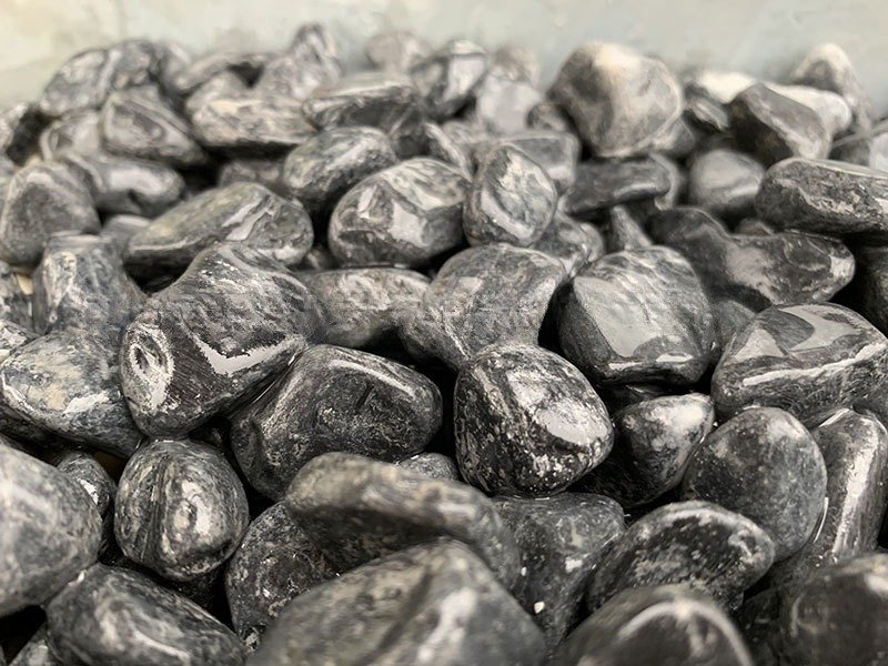 KHK černé oblázky 25 - 40 mm 25 kg (pytel)