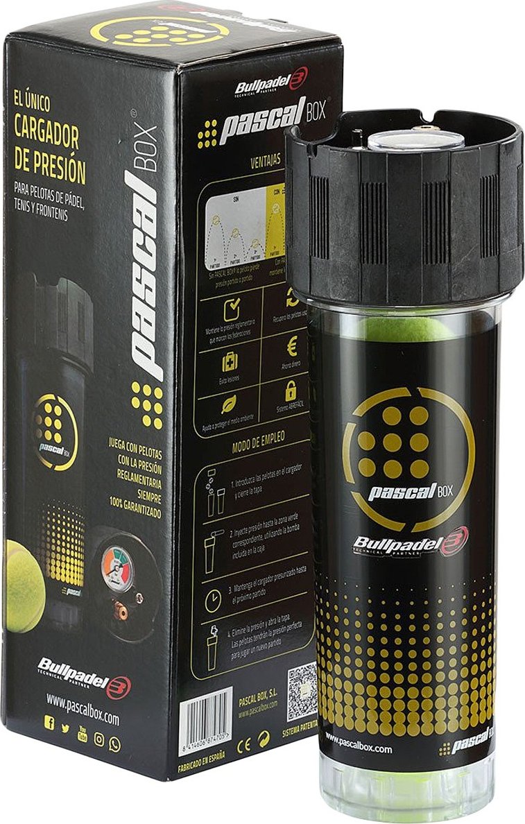 Tlakovač na padelové míčky Bullpadel Pascal Box 3B