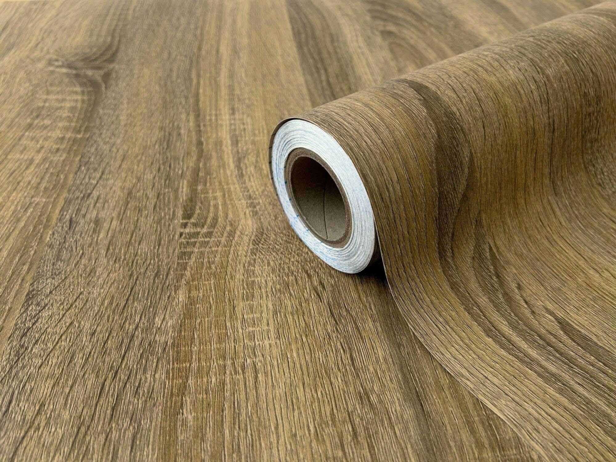 DIMEX | Samolepicí fólie na dveře 99-6345 | šíře 90 cm | DUB SONOMA + Samolepicí renovační fólie na dveře DIMEX DUB SONOMA v šíři 90 cm s laminační vrstvou