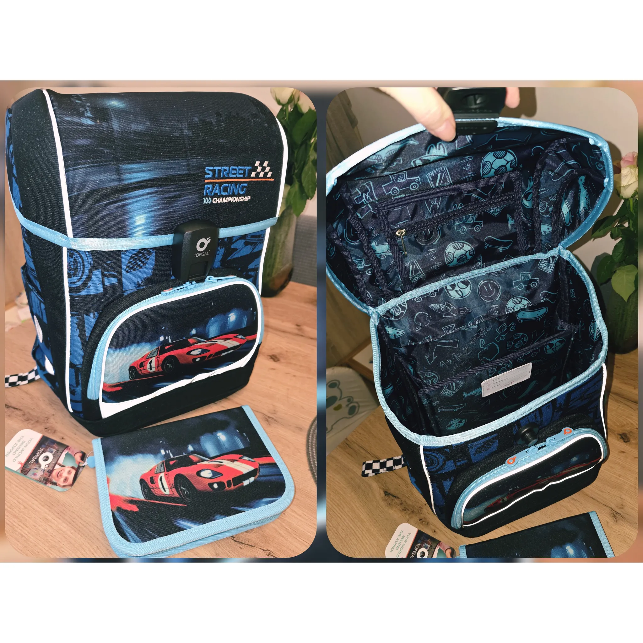 Fotografie 5 - Školní batoh Topgal Aira 22 l Fotbal