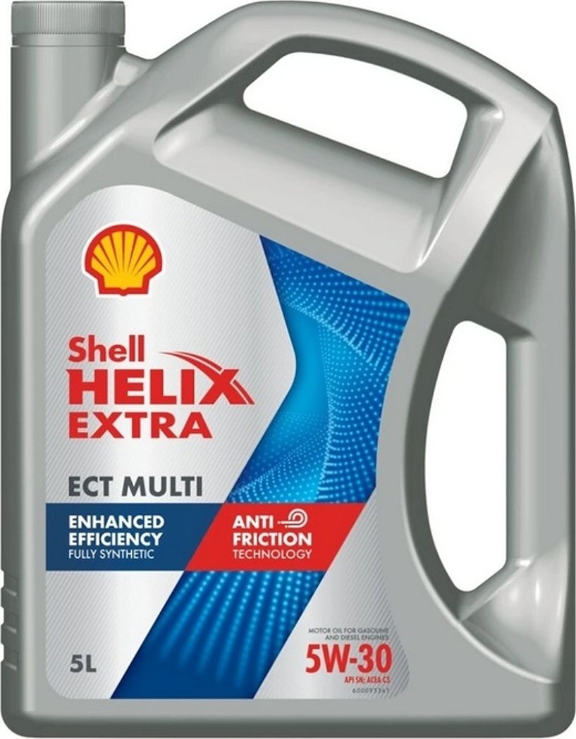 Olej SHELL Helix Extra ECT Multi 5W-30 - 5 litrů
