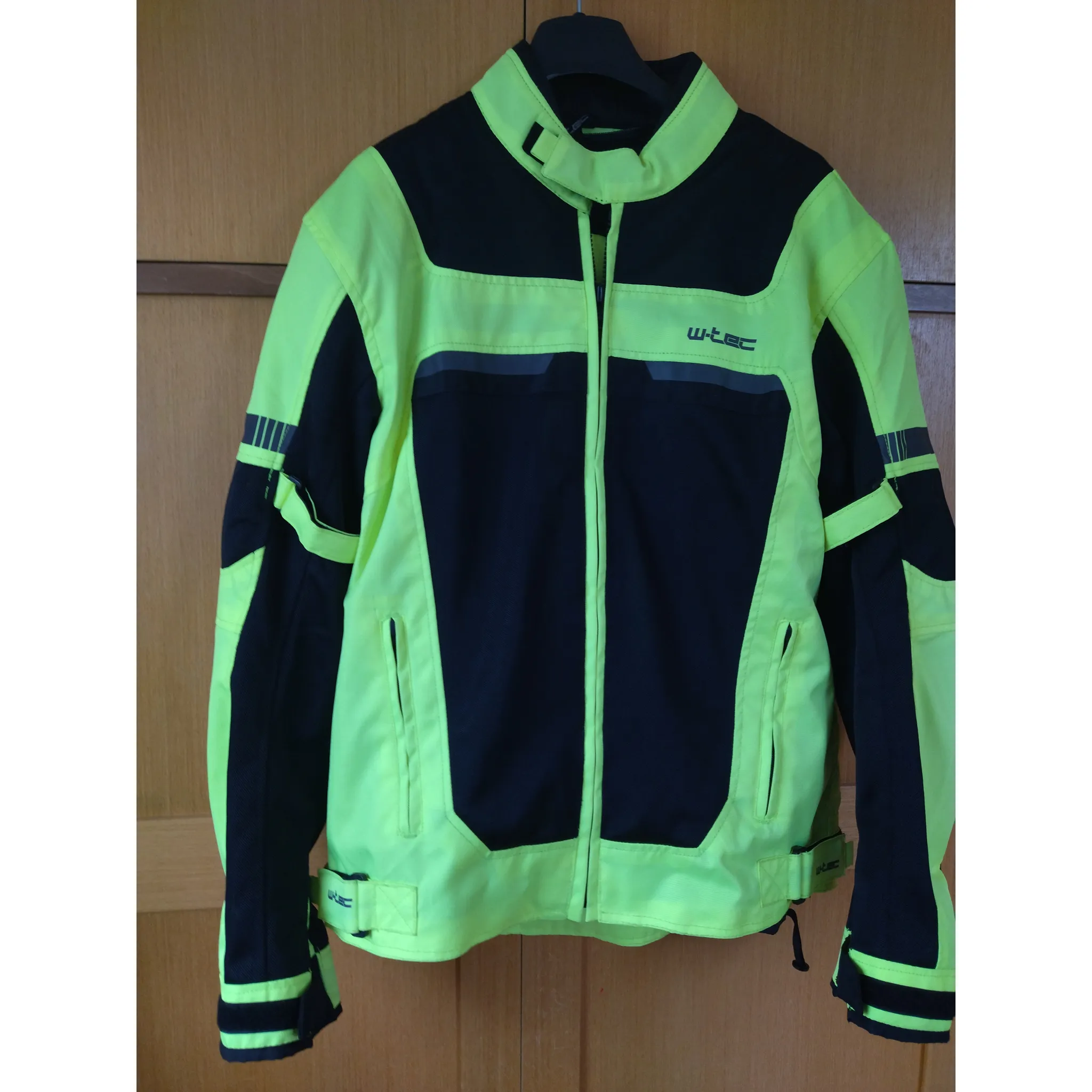 Fotografie 2 - Moto bunda W-Tec Fonteller žlutá - šedá 4XL