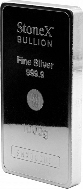 1000g investiční stříbrný slitek StoneX