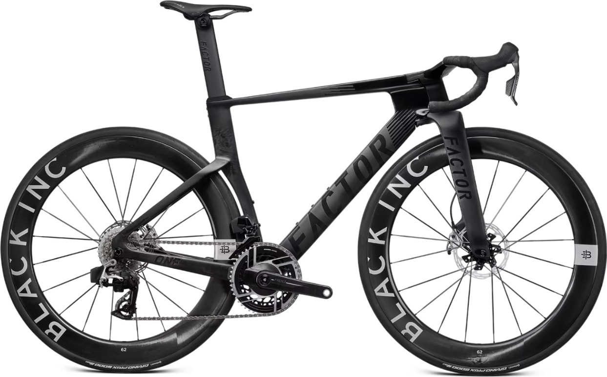 Aero silniční kolo Factor ONE Sram RED Velikost kola: 58 Onyx Black