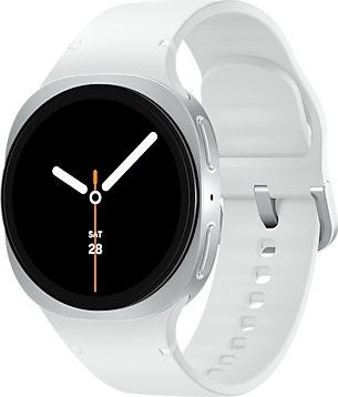 Samsung Galaxy Watch 8 3,3 cm (1.3") AMOLED 40 mm Digitální 438 x 438 px Dotyková obrazovka 4G Stříbrná Wi-Fi GPS