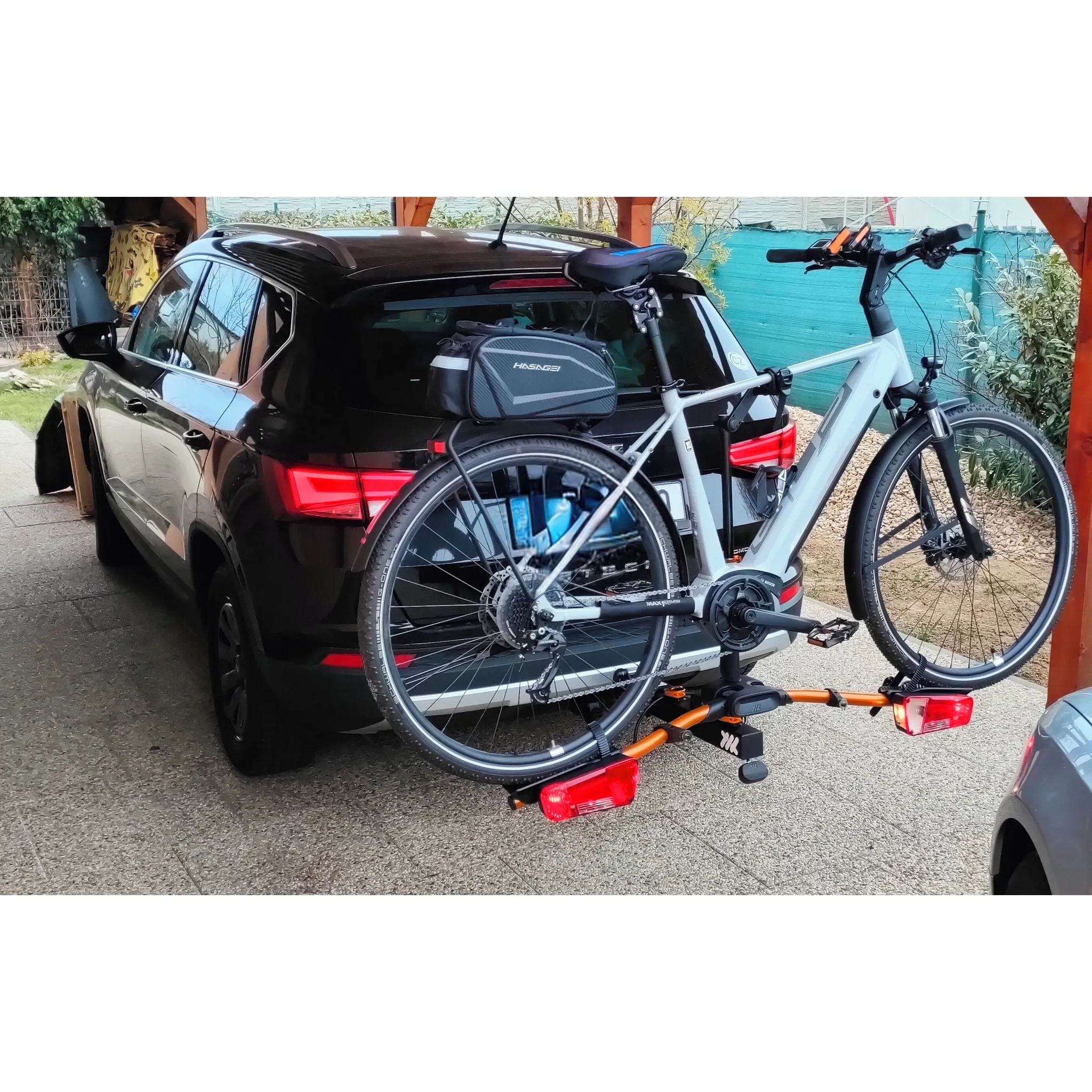 Fotografie 3 - Nosič kol TMK system FLY 02 oranžový pro 2 kola